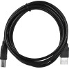 Lanberg Usb Cable Usb 2.0 1.8 m Usb B Black - (CA-USBA-10CC-0018-BK)