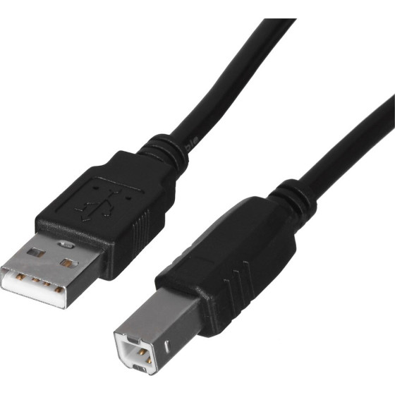 Lanberg Usb Cable Usb 2.0 1.8 m Usb B Black - (CA-USBA-10CC-0018-BK)