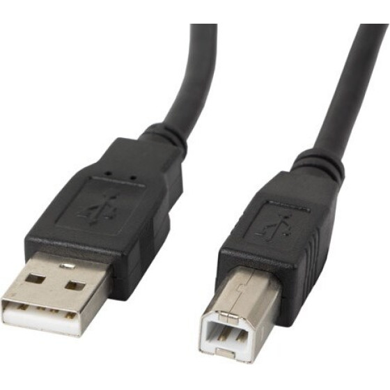 Lanberg Usb Cable Usb 2.0 3 m Usb B Black - (CA-USBA-11CC-0030-BK)