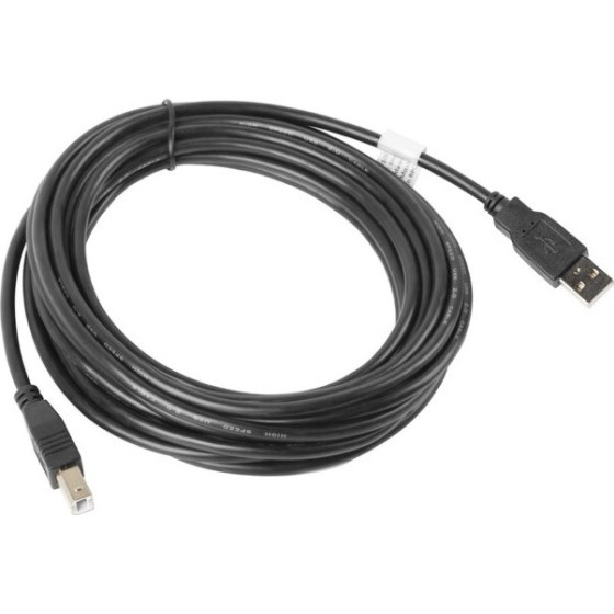 Lanberg Usb Cable Usb 2.0 5 m Usb B Black - (CA-USBA-10CC-0050-BK)