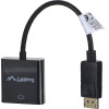Lanberg Video Cable Adapter 0.1 m Displayport DVI-D Black - (AD-0007-BK)