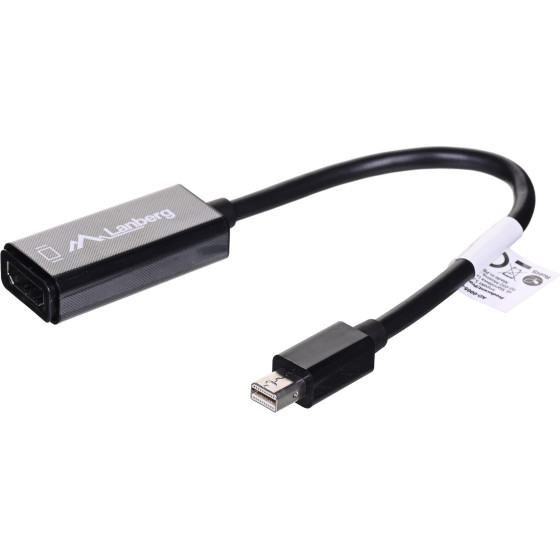 Lanberg Video Cable Adapter 0.2 m Mini Displayport Hdmi Type A (Standard) Black - (AD-0005-BK)