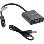 Lanberg Video Cable Adapter 0.2 m Vga (D-Sub) Hdmi Type A (Standard) Black - (AD-0017-BK)