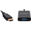 Lanberg Video Cable Adapter 0.2 m Vga (D-Sub) Hdmi Type A (Standard) Black - (AD-0017-BK)