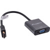 Lanberg Video Cable Adapter 0.2 m Vga (D-Sub) Hdmi Type A (Standard) Black - (AD-0017-BK)