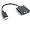 Lanberg Video Cable Adapter 0.2 m Vga (D-Sub) Displayport Black - (AD-0002-BK)