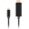 Lanberg Video Cable Adapter 1 m Usb Type-C Displayport Black - (CA-CMDP-10CU-0010-BK)