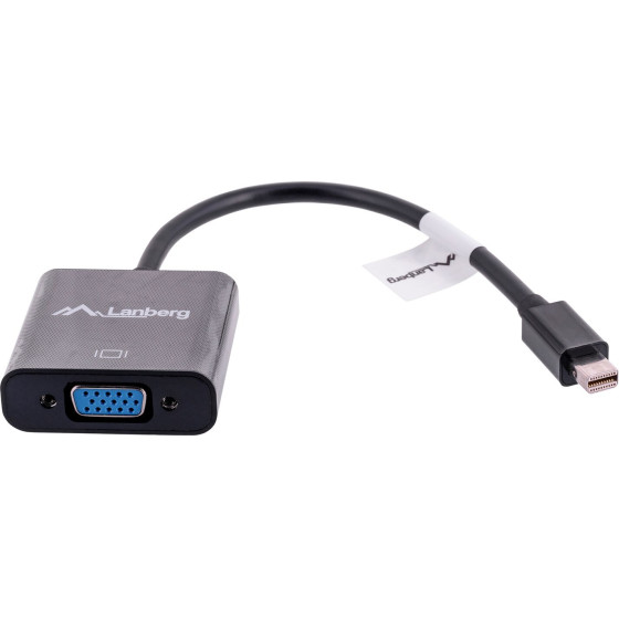 Lanberg Video Cable Adapter 0.2 m Vga (D-Sub) Mini Displayport Black - (AD-0006-BK)