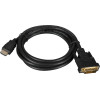 Lanberg Video Cable Adapter 1.8 m Hdmi Type A (Standard) DVI-D Black - (CA-HDDV-20CU-0018-BK)