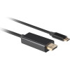 Lanberg Video Cable Adapter 3 m Usb Type-C Displayport Black - (CA-CMDP-10CU-0030-BK)