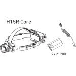 Ledlenser H15R Core Head Torch Black - (502123)