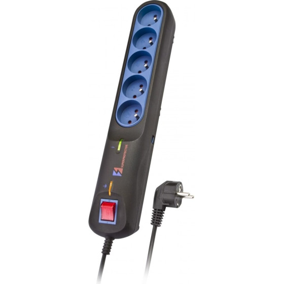 Lestar 1966002822 Black, Grey 5 Ac outlet(s) 2.5 m - (Lft 2005)