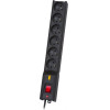 Lestar 1966004697 Black 6 Ac outlet(s) 230 V 5 m - (Lx 610 G-A K.:Cz 5.0M)