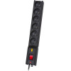 Lestar Lx 610 G-A, Surge protector, 1.5m, Black 6 Ac outlet(s) 230 V - (Lx 610 G-A K.:Cz 1,5M)