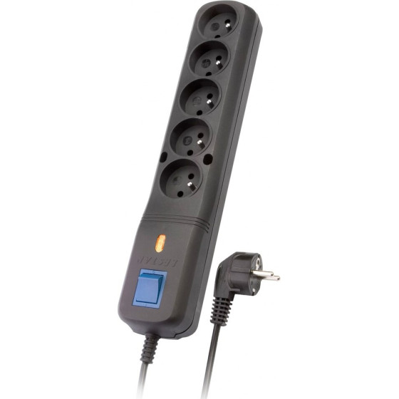 Lestar Lv 530W Power Extension 1.5 m 230 Ac outlet(s) Indoor Black - (Lv 530W 1,5m)