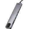 Media Tech MEDIA-Tech Usb Hub 8 In 1 Giga Lan Hub - (MT5046)