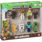 P.M.I. Kids World Minecraft 3D Erasers - 8 Pack Deluxe Box VER.B - (MC4070B)