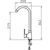 Pyramis Bello Plus Carbon Mixer - (090 927 601)