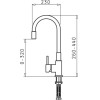 Pyramis Kitchen Mixer Flessi Black Edition - (090 941 901)