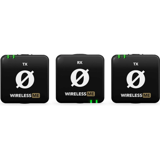 RODE RODE Wireless Me Dual - Compact Wireless Microphone System With Two Transmitters For two-Channel Recording - (WIMEDUAL)