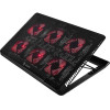 SAVIO Laptop Cooling pad, 6 Backlit fans, 2000 RPM, - (COS-01)