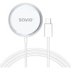 SAVIO Magnetic Wireless Charger 15 W, 1 m, - (LA-11)