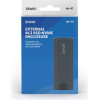 SAVIO M.2 Ssd Nvme External Drive enclosure, USB-C 3.1, Grey - (AK-67)