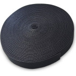 SAVIO Organizer For cables, Tape, Velcro, Black, 10m 1 Pc - (OC-01/B)