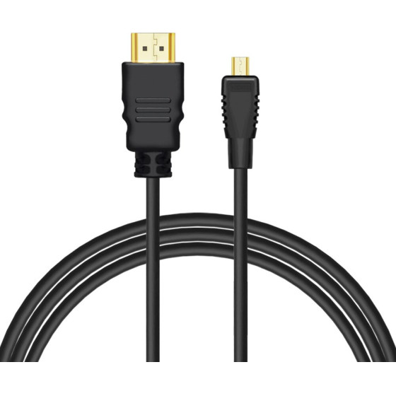 SAVIO Hdmi Cable 1 m Hdmi Type A (Standard) Hdmi Type D (Micro) Black - (cl-39)
