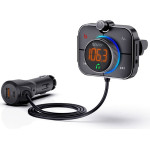 SAVIO Transmiter Fm z Bluetooth i Ladowarka Pd 87.6 - 107.9 Mhz Bluetooth/Usb Black - (TR-14)