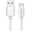 SAVIO Usb Cable 3 m Usb 2.0, Usb A - Micro Usb White - (CL-167)
