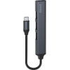 SAVIO USB-C Hub - 3 x USB-A 2.0, 1 x USB-A 3.0, 4-in-1, 5 Gbps - (AK-71)