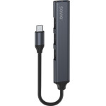 SAVIO USB-C Hub - 3 x USB-A 2.0, 1 x USB-A 3.0, 4-in-1, 5 Gbps - (AK-71)