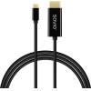 SAVIO USB-C To Hdmi Cable, 30Hz, 2m, Plastic - (CL-191)