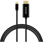 SAVIO USB-C To Hdmi Cable, 30Hz, 2m, Plastic - (CL-191)