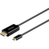 SAVIO USB-C To Hdmi Cable, 30Hz, 2m, Plastic - (CL-191)