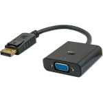 SAVIO Video Cable Adapter 0.2 m Displayport Vga (D-Sub) Black - (CL-90)