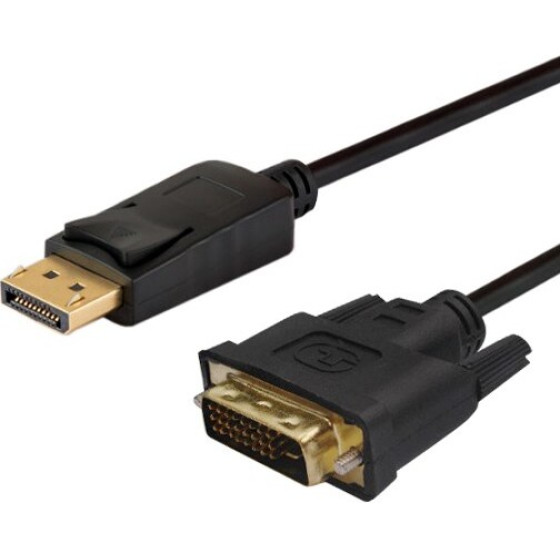 SAVIO Video Cable Adapter 1.8 m Displayport Dvi Black - (CL-106)