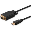 SAVIO Video Cable Adapter 1.8 m Hdmi Type A (Standard) Vga (D-Sub) Black - (CL-103)