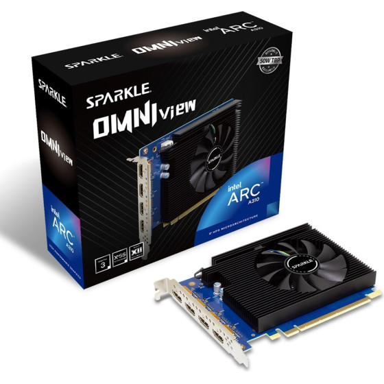 SPARKLE Intel Arc A310 Omni View 4GB Graphics Card - (SA310F-4G)
