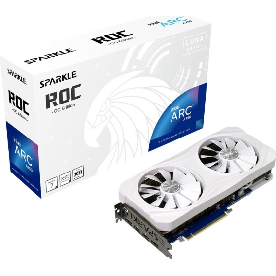 SPARKLE Intel Arc A750 Roc Luna Oc Edition 8GB GDDR6 - (1A1-S00413600G)