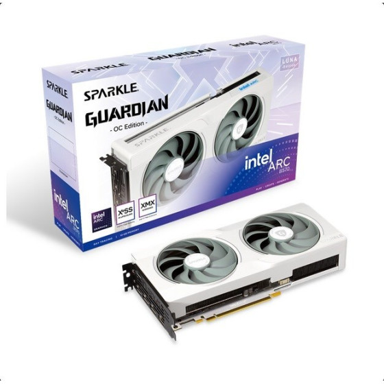 SPARKLE Intel Arc B570 Guardian Oc 10 Gb GDDR6 Luna Edition - (SB570GW-10GOC)