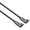 UNITEK - Usb C 90�/90� Pd 100W M/M 1M - (C14147ABK01-1M)
