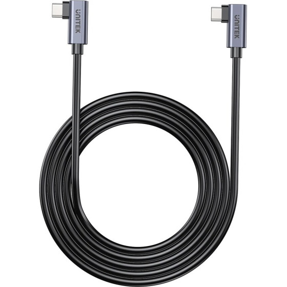 UNITEK - Usb C 90�/90� Pd 100W M/M 1M - (C14147ABK01-1M)