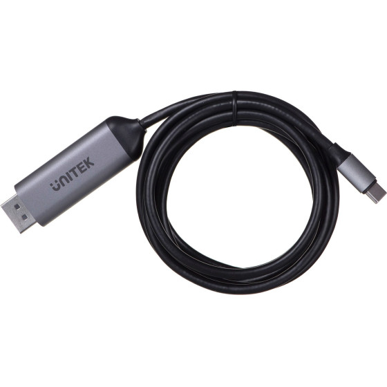 UNITEK Adapter USB-C, Displayport 1.4, 8K@60HZ, 1,8M, - (V1423C)