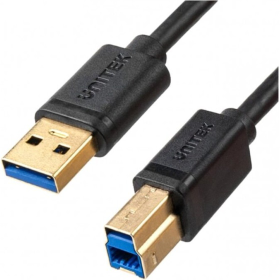 UNITEK C14095BK USB-A To Usb 3.0 Printer Cable, 2m - (C14095BK-2M)