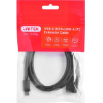 UNITEK Cable Adapter USB-C (M) - USB-A (F) 10GBps 60 W - (C476BK-1M)