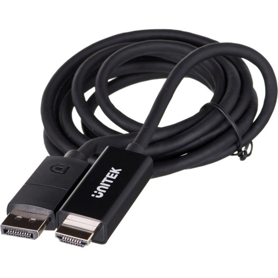 UNITEK Cable Displayport 1.2, HDMI, 4K@60HZ, 1,8M, - (V1608A)