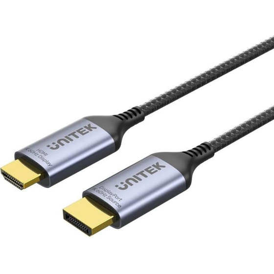 UNITEK Cable Displayport 1.4 To Hdmi 2.1, 8K, 1.8M - (V1610A01)