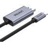 UNITEK Cable Gender Changer USB-C Displayport Black, Grey - (V1409A)